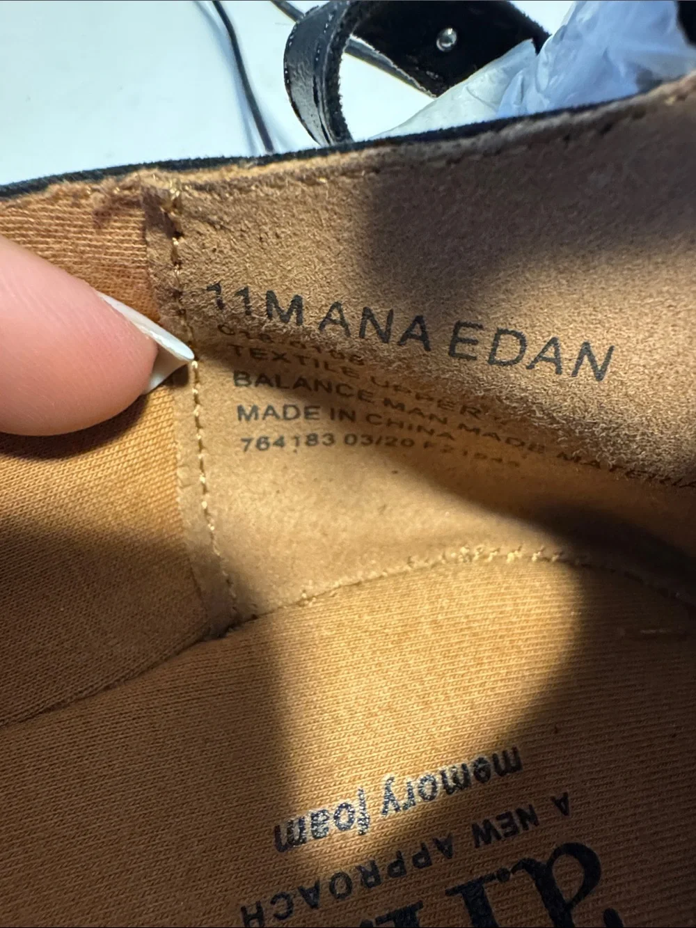 a.n.a Black Suede Ankle-Tie Flats